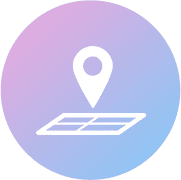 地図とピンのアイコン